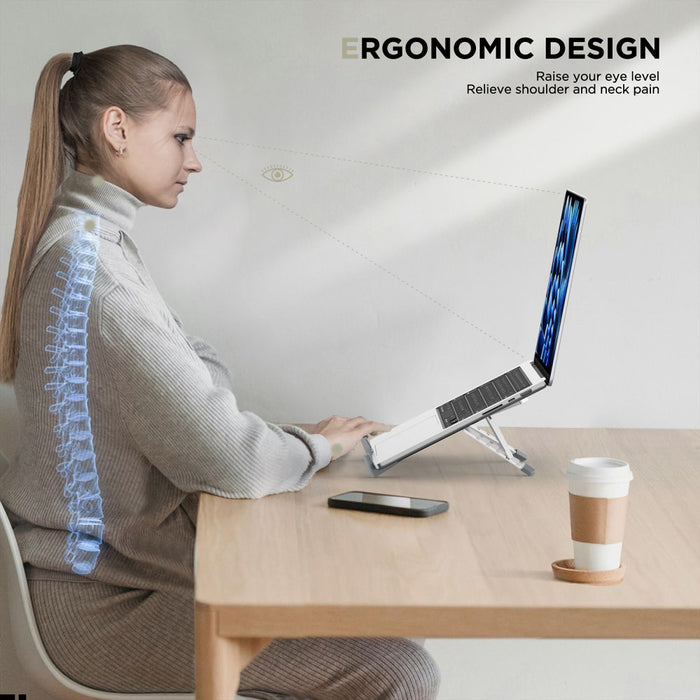 Tech-Protect ULS300 Laptop Stand - Silver