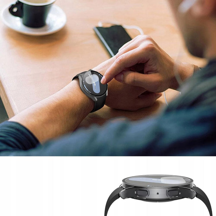 Tech-Protect Defense360 Case for Samsung Galaxy Watch 7 (40mm) - Transparent