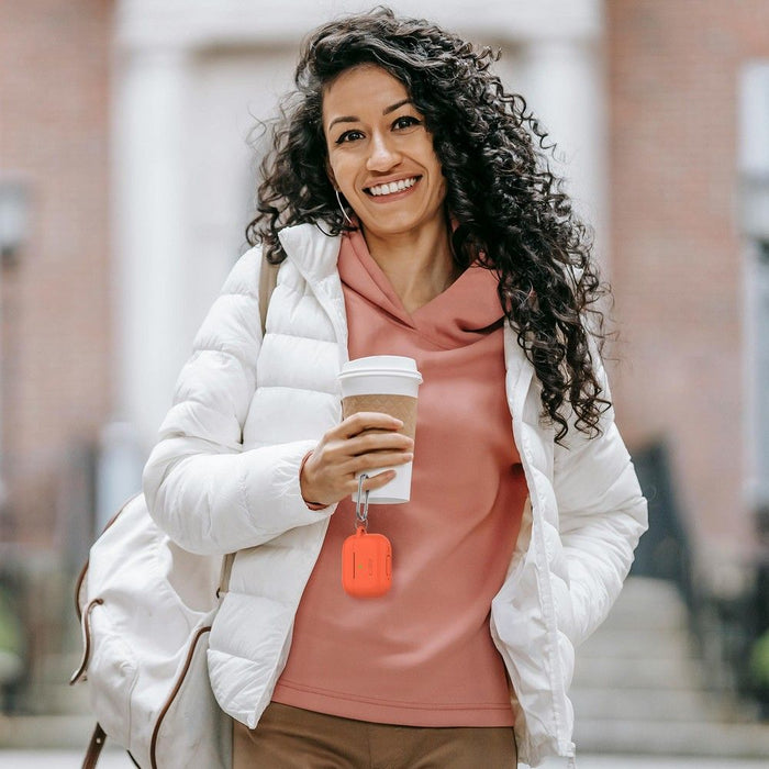 Tech-Protect Silicone Hook Case for Apple AirPods Pro 1 / 2 - Orange