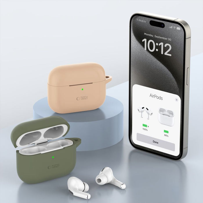 Tech-Protect Silicone Hook Case for Apple AirPods Pro 1 / 2 - Orange