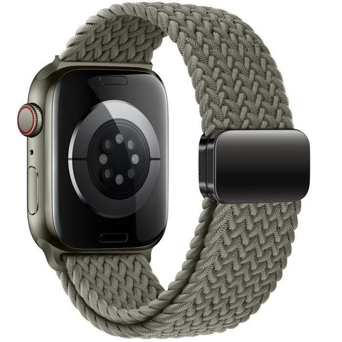 Tech-Protect Nylonmag Strap for Apple Watch 4 / 5 / 6 / 7 / 8 / 9 / SE / Ultra 1 / 2 (42 / 44 / 45 / 49 MM) - Green