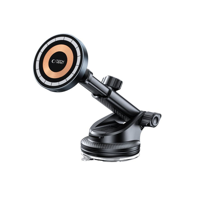 Tech-Protect MM15W MagSafe Car Holder with 15W Inductive Charger for Air Vent and Dashboard - Black