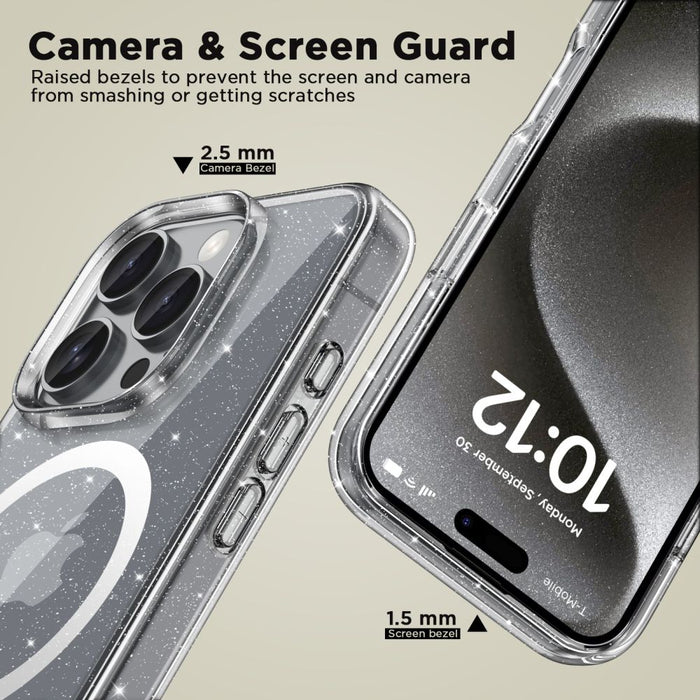 Tech-Protect FlexAir Hybrid MagSafe Case for iPhone 16 Pro - Clear