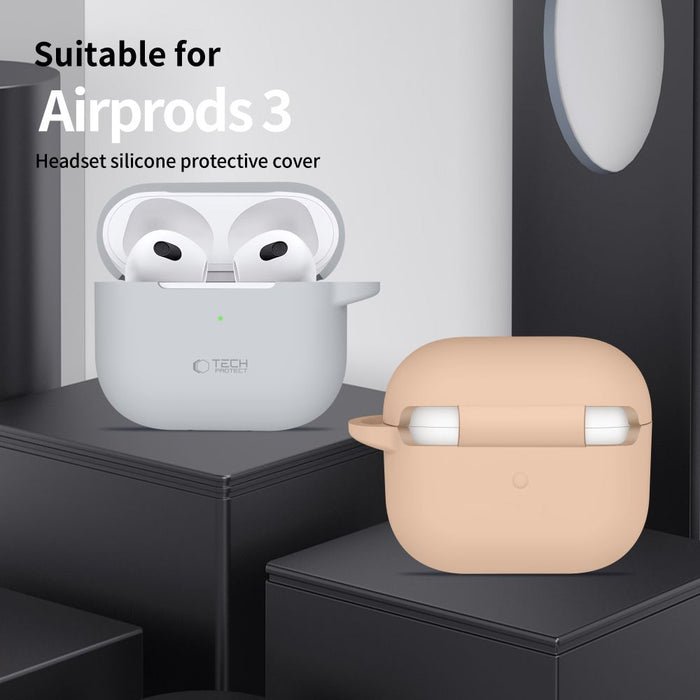 Tech-Protect Silicone Hook Case for Apple AirPods 3 - Pink