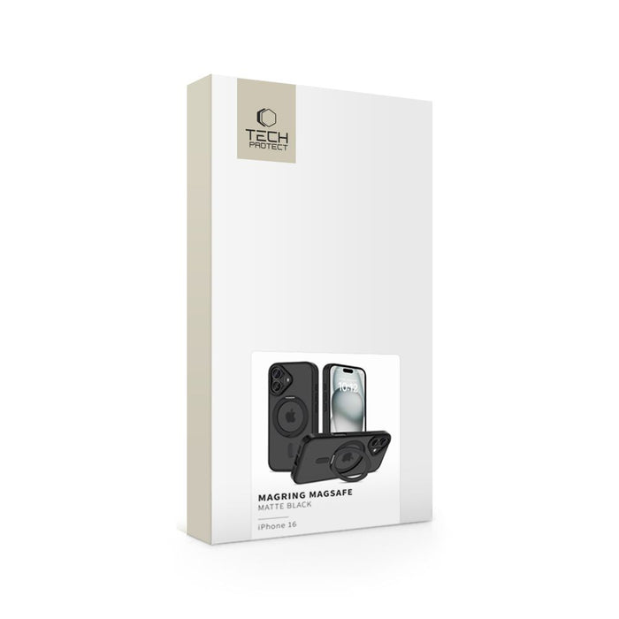 Tech-Protect MagRing MagSafe case for iPhone 16 - translucent