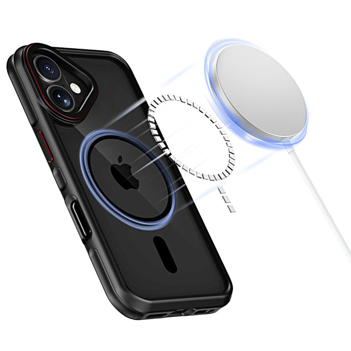 Tech-Protect MagHybrid MagSafe iPhone 16 Case - Black