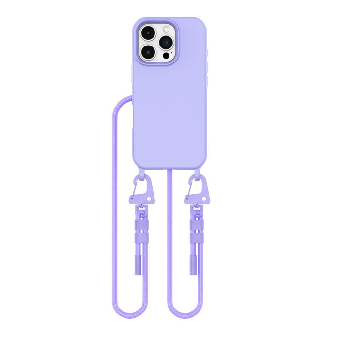 Tech-Protect MagNecklace MagSafe Case with Lanyard for iPhone 16 Pro - Purple