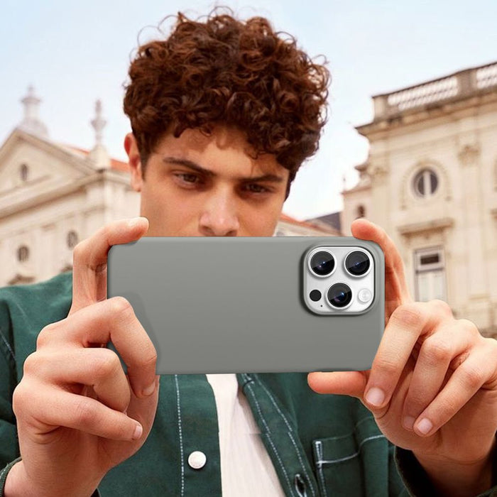 Tech-Protect Silicone MagSafe iPhone 16 Pro Case - Gray