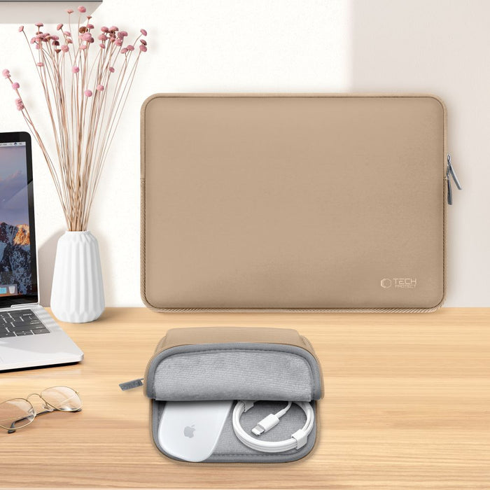 Tech-Protect Neoslim 13-14" Laptop Bag - Beige