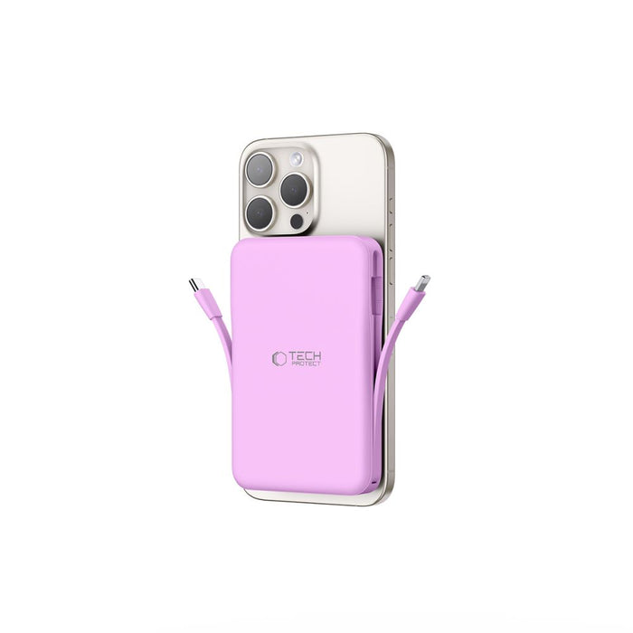 Tech-Protect PB31 MagSafe 10000mAH Power Bank - Purple