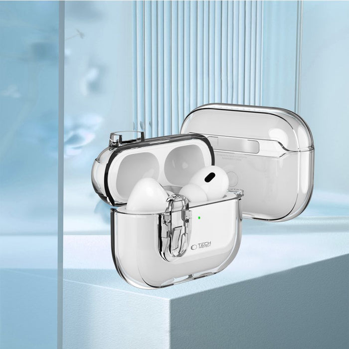 Tech-Protect Slim Hook Case for AirPods 1 / 2 - Clear