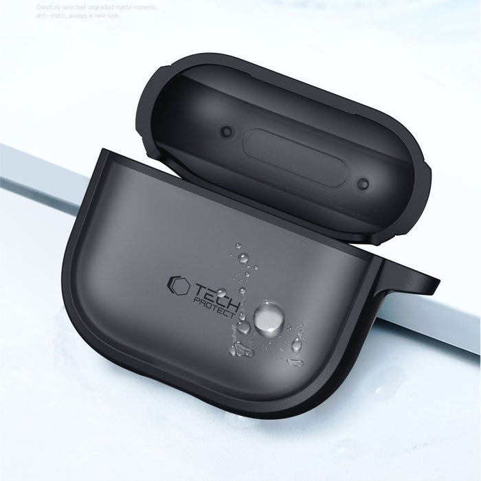 Tech-Protect Slim Hook Case for AirPods 4 - Black