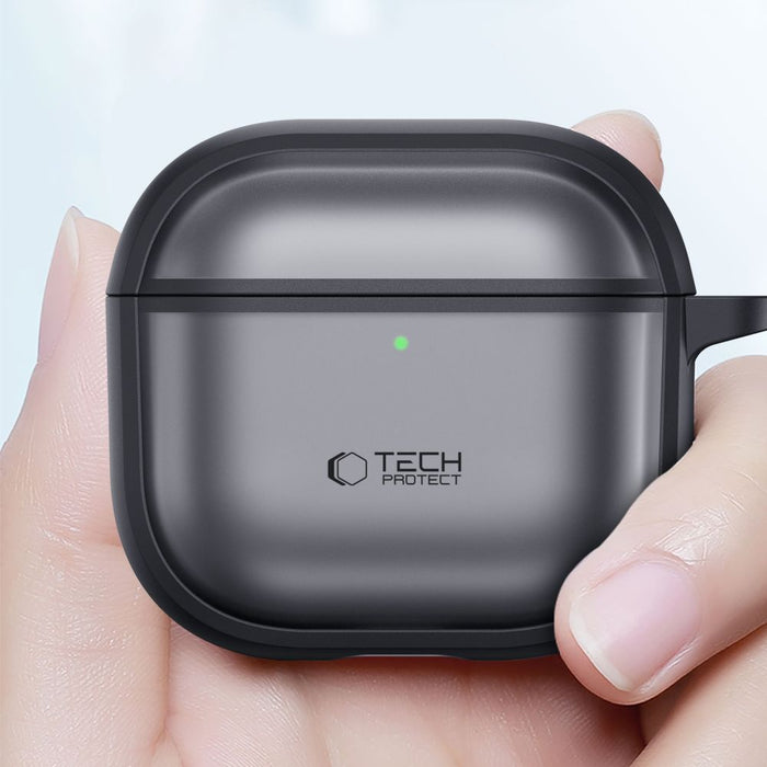 Tech-Protect Slim Hook Case for AirPods 4 - Gray