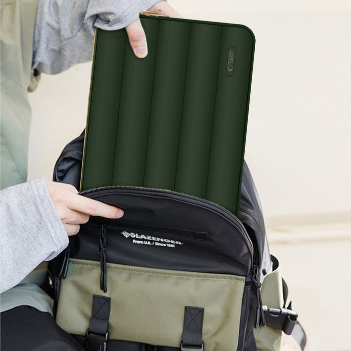 Laptop bag 15-16 Tech-Protect Puffy - olive