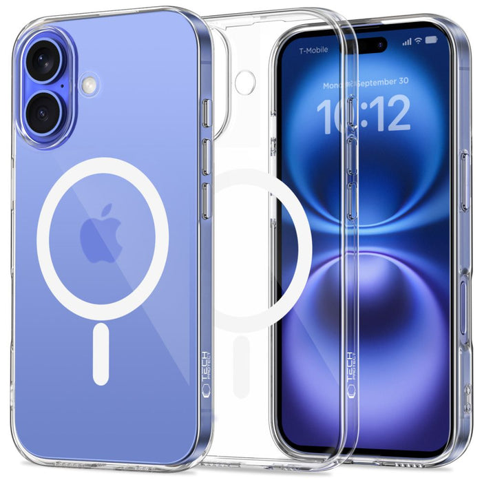Tech-Protect FlexAir MagSafe iPhone 16 Case - Clear