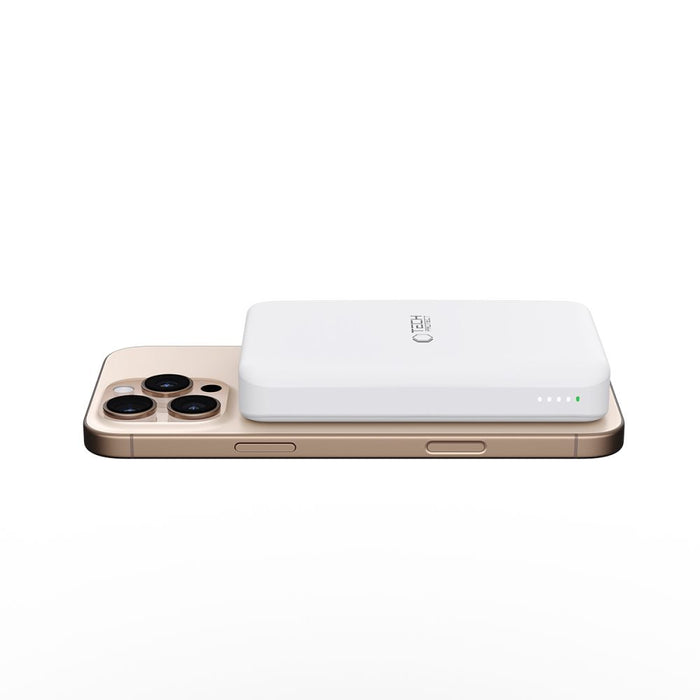Powerbank Tech-Protect PB24 LifeMag QI2 MagSafe 10000 mAh - white