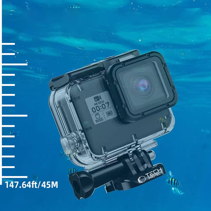 Tech-Protect GA200 waterproof case for GoPro Hero 5 / 6 / 7 - transparent