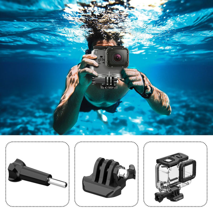 Tech-Protect GA200 waterproof case for GoPro Hero 5 / 6 / 7 - transparent