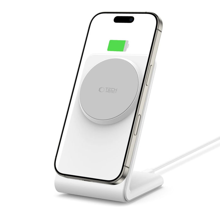 Tech-Protect QI15W-A38 MagSafe Wireless Charger - White