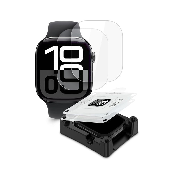 Tech-Protect Supreme Hydrogel Film Set 2-pack for Apple Watch 10 46 mm - transparent