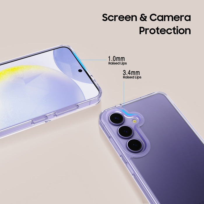 Tech-Protect Flexair Hybrid Case for Samsung Galaxy S25 - Transparent