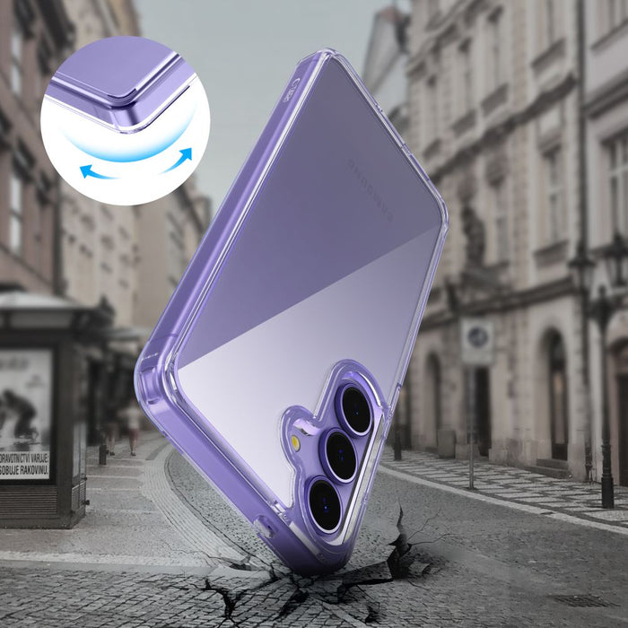 Tech-Protect Flexair Hybrid Case for Samsung Galaxy S25 - Transparent