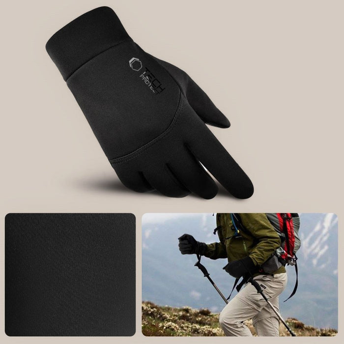 Tech-Protect WG01 Gloves with Touch Tips M - Black