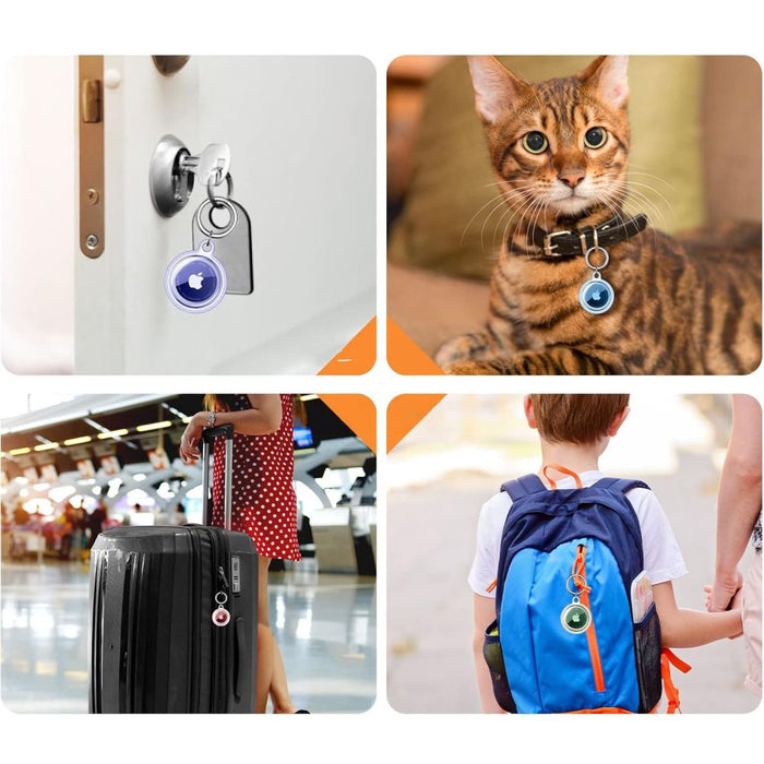 Tech-Protect Icon 4-pack Case for Apple AirTag - Transparent