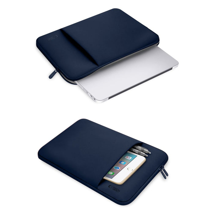 Tech-Protect Neoprene Laptop Case 14" - Navy Blue
