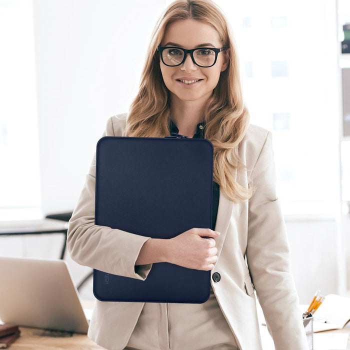 Tech-Protect Neoprene Laptop Case 15-16" - Navy Blue