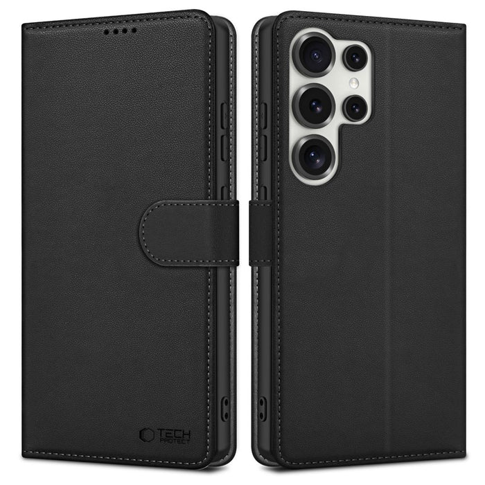 Tech-Protect Wallet Case for Samsung Galaxy S25 Ultra - Black