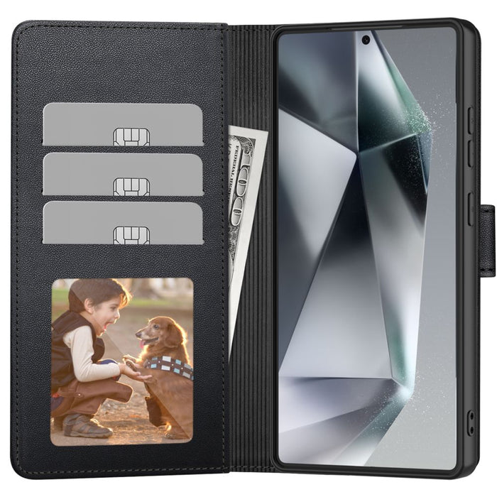 Tech-Protect Wallet Case for Samsung Galaxy S25 Ultra - Black