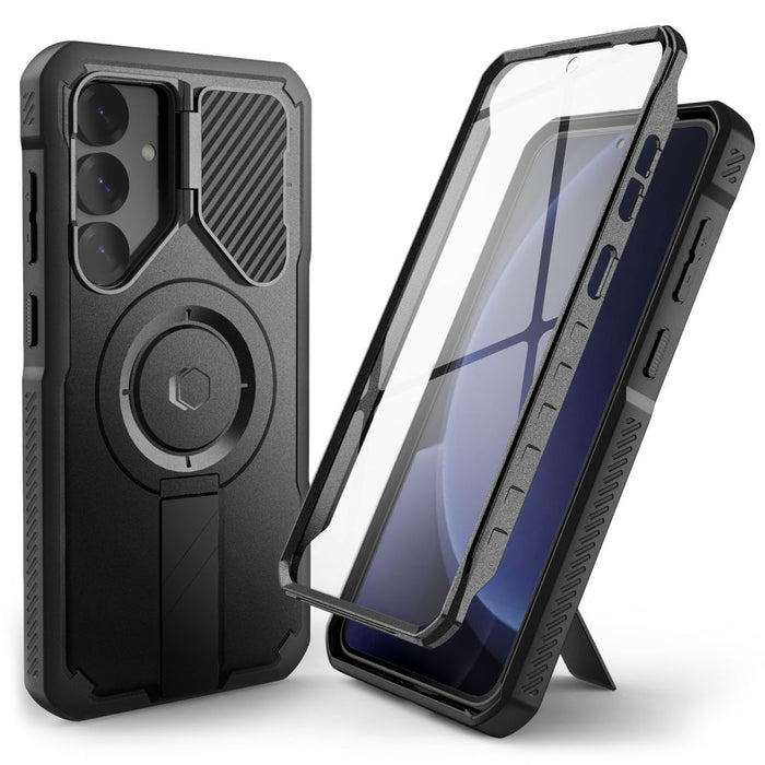 Tech-Protect Kevlar MagSafe+ Case for Samsung Galaxy S25 Plus - Black