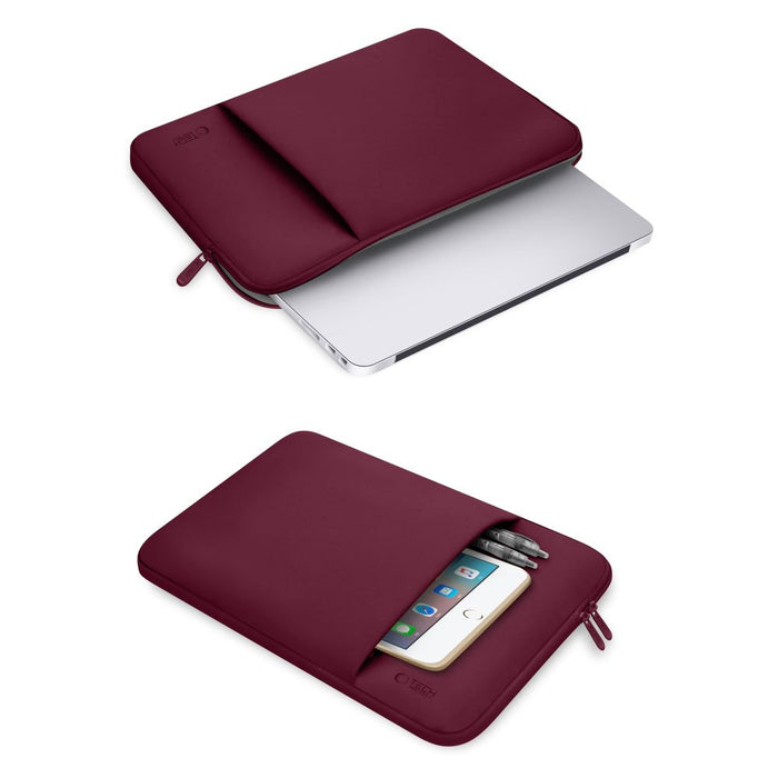 Tech-Protect Neoprene Laptop Case 15-16" - Burgundy