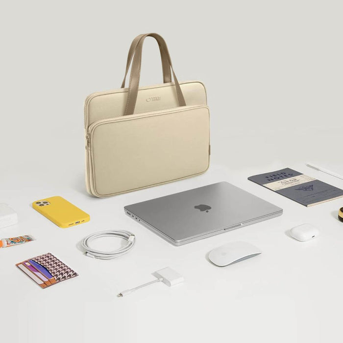 Tech-Protect Carrying Bag for 13-14" Laptop - Beige