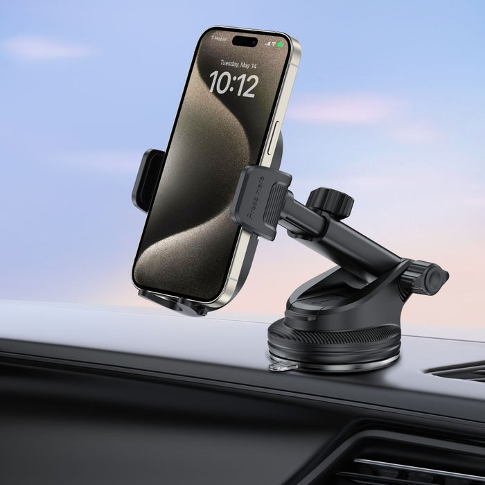 Tech-Protect V8 Car Holder for Dashboard, Windshield or Air Vent Mount - Black