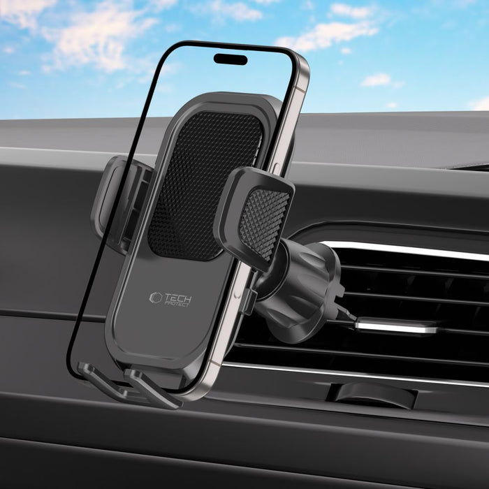 Tech-Protect V8 Car Holder for Dashboard, Windshield or Air Vent Mount - Black