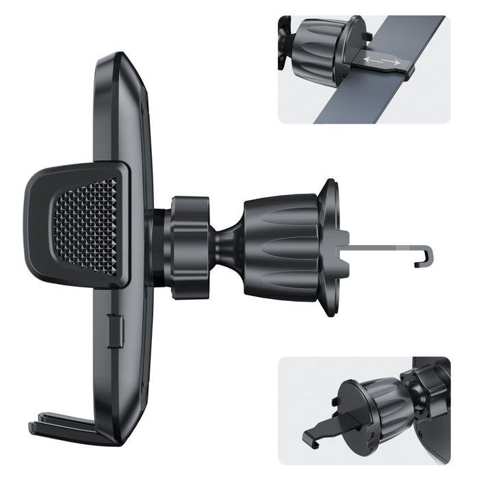 Tech-Protect V8 Car Holder for CD Slot or Air Vent Mount - Black