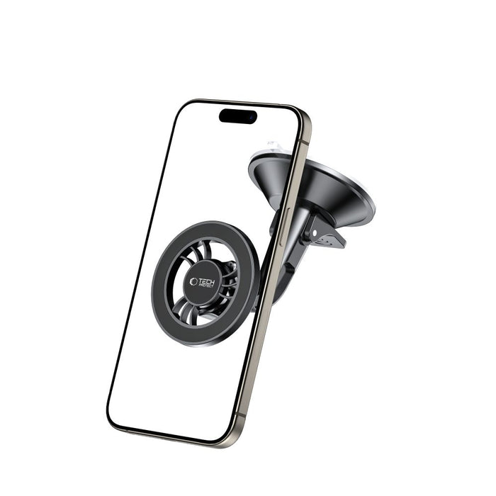 Tech-Protect N56 Magnetic MagSafe Car Holder for Cockpit, Windshield Mount - Black