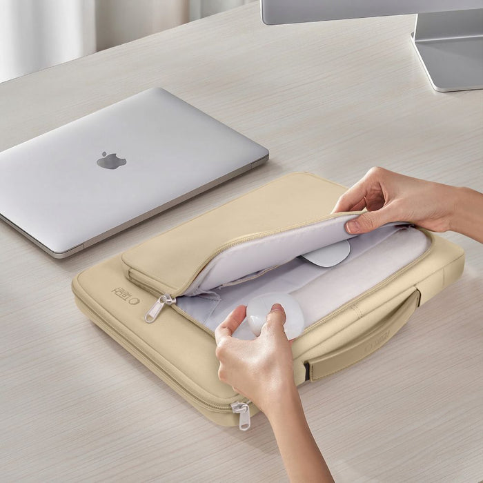 Tech-Protect Basic Bag for 13-14" laptop - beige