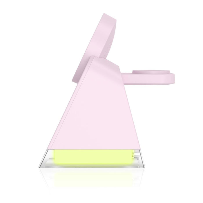 Tech-Protect QI15W-A43 3in1 MagSafe Inductive Charger - Pink