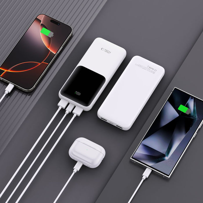 Powerbank Tech-Protect PB01 10000mAh 22.5W - white