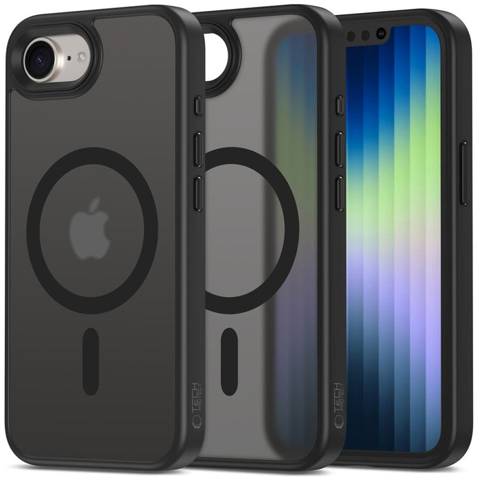 Tech-Protect MagMat MagSafe Case for iPhone 16e / 17e - Matte Black