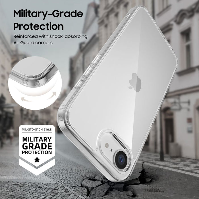 Tech-Protect FlexAir Hybrid Case for iPhone 16e / 17e - Clear