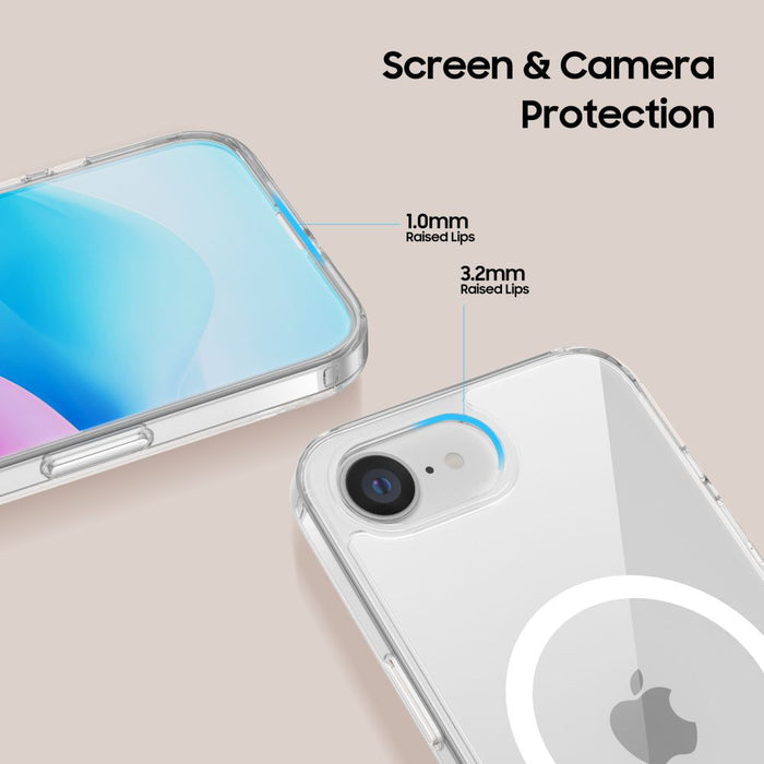 Tech-Protect FlexAir Hybrid MagSafe Case for iPhone 16e / 17e - Clear