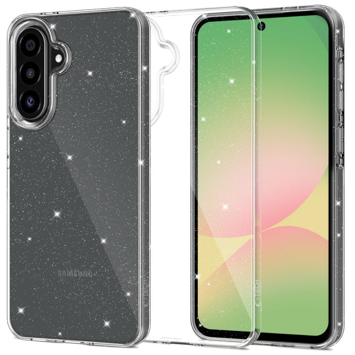 Tech-Protect FlexAir Case for Samsung Galaxy A56 5G - Clear Glitter