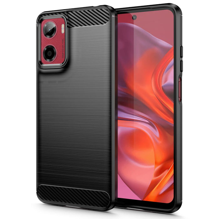 Tech-Protect TPUCarbon Case for Motorola Moto G05 / E15 - Black