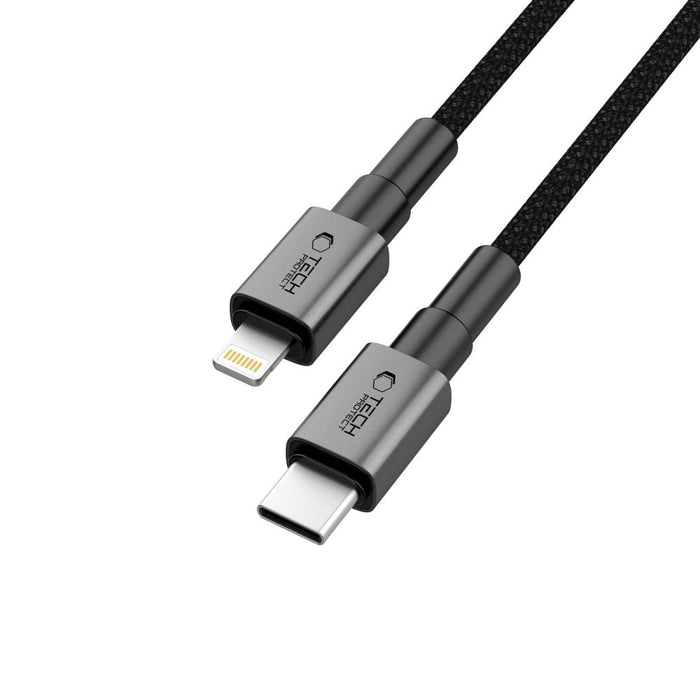 Tech-Protect Ultraboost DNA USB-C / Lightning PD27W/3A cable 25 cm - gray