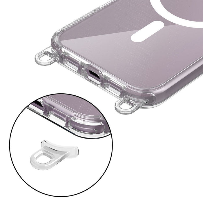 Tech-Protect FlexAir Chain MagSafe Case for iPhone 16e / 17e - Black and Beige