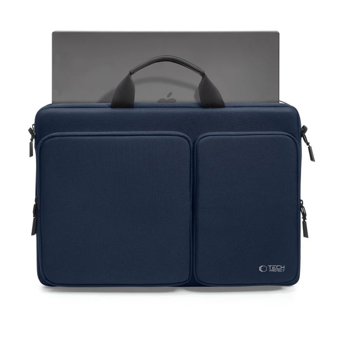 Tech-Protect Defender Bag for 17&quot; Laptop - Navy Blue